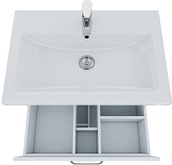 Iddis Тумба с раковиной New Custo 70 белая – фотография-4